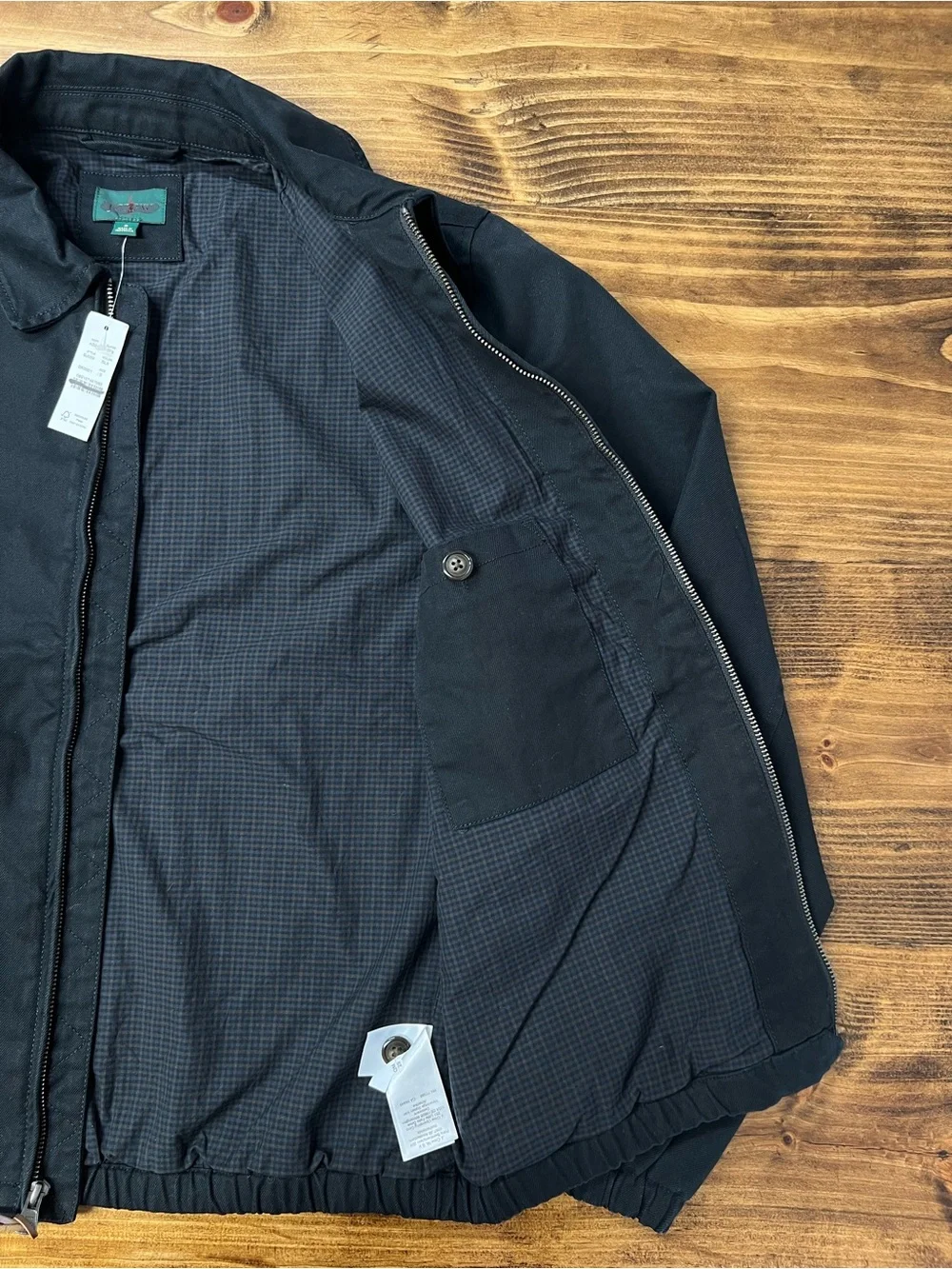 J. Crew Men’s Harrington Jacket Cotton Twill Size Small NWT